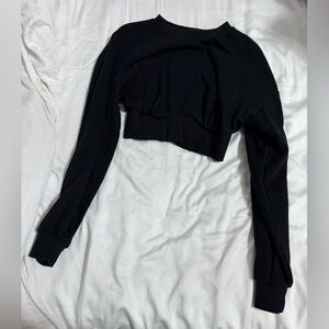 Bershka Black Cropped Top